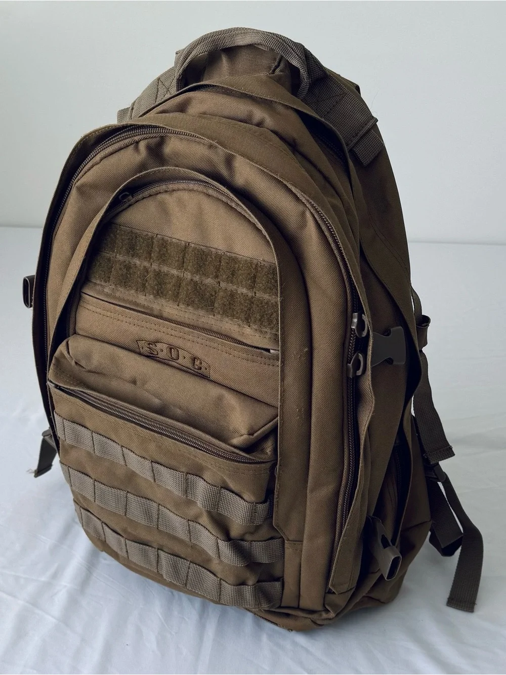 S.O.C. Tactical Backpack coyote Brown color